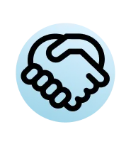 Features icon handshake Features icon handshake